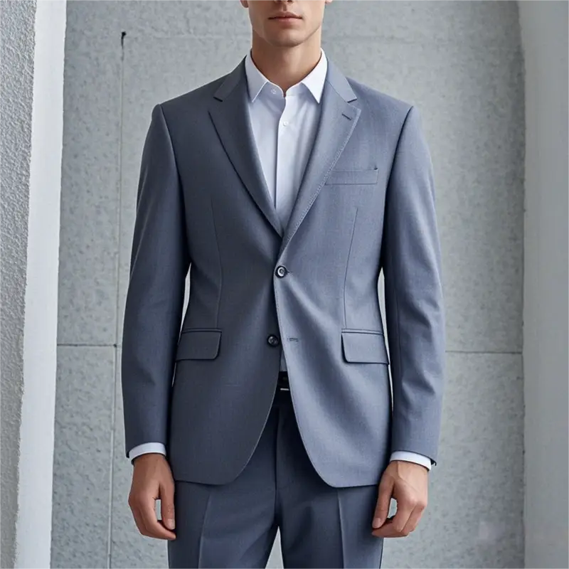 MEN'S 100%POLYESTER WOVEN BLAZER